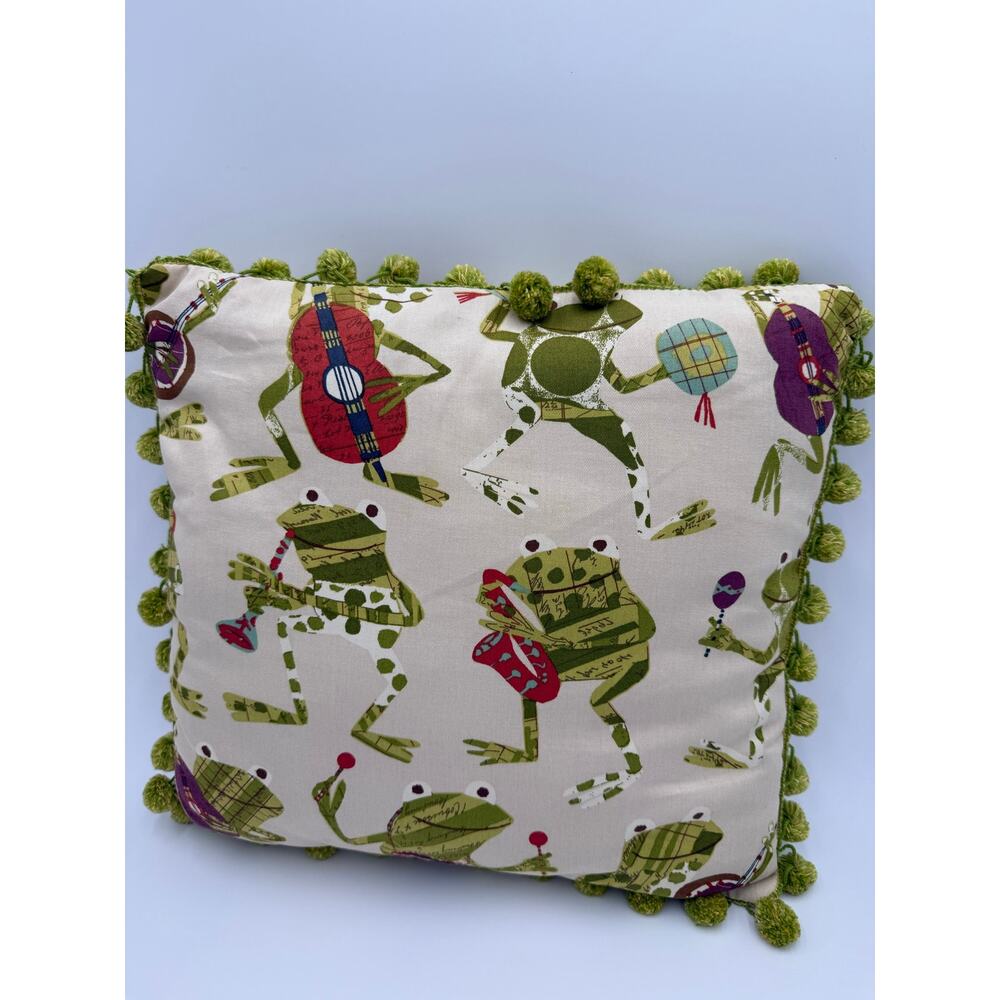 Freddie Rocker Handmade Pom Pom Pillow - Picture 2 of 7